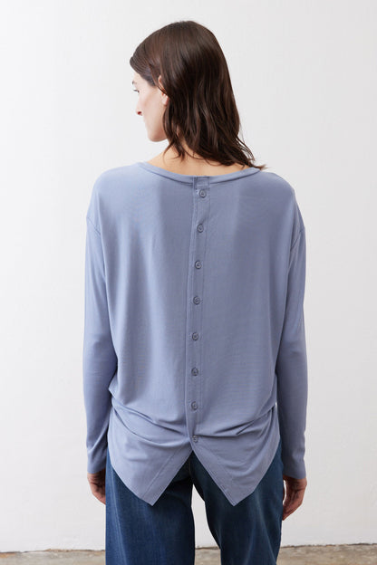 Essential Top With Buttons In The Back