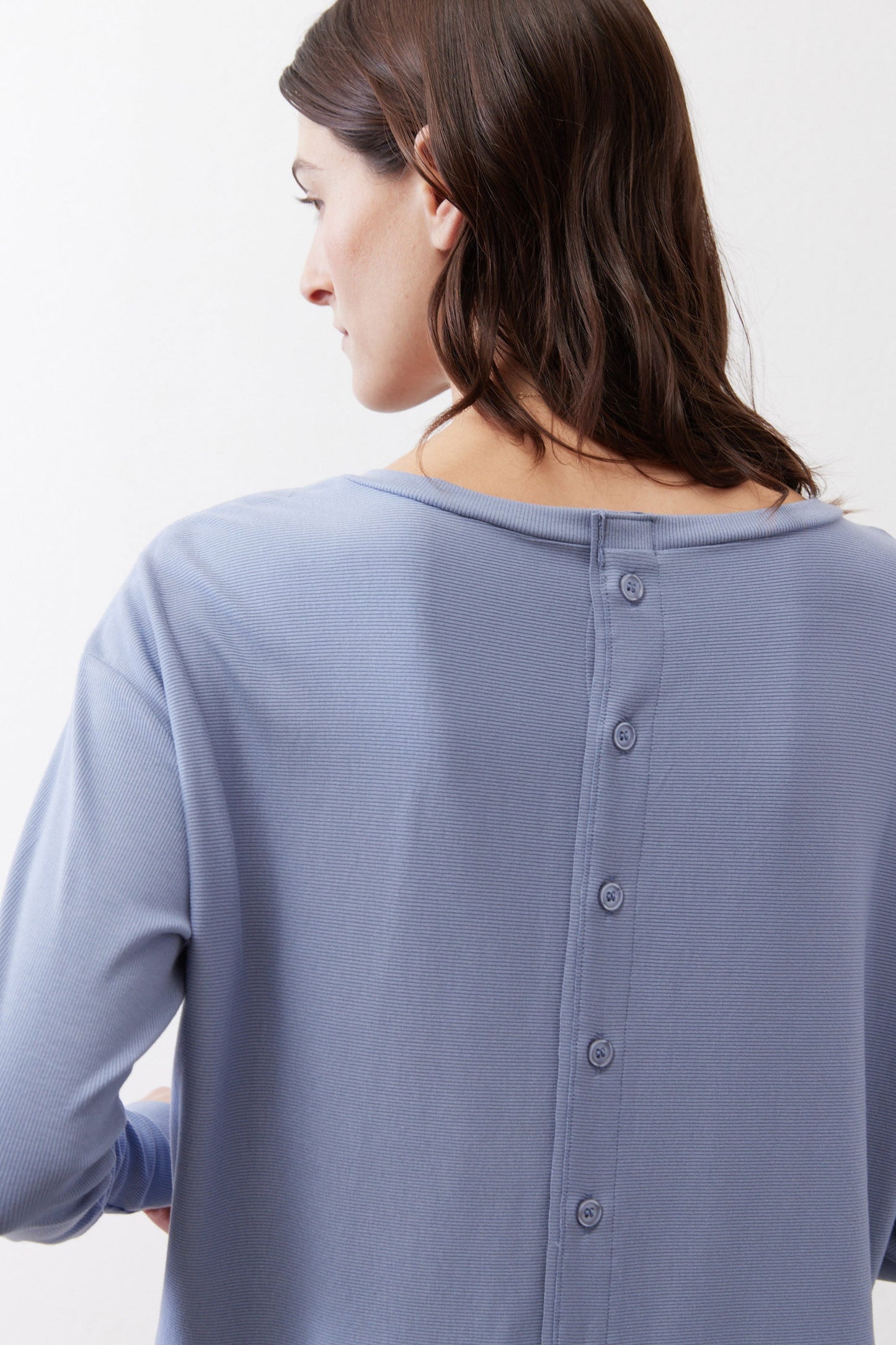 Essential Top With Buttons In The Back