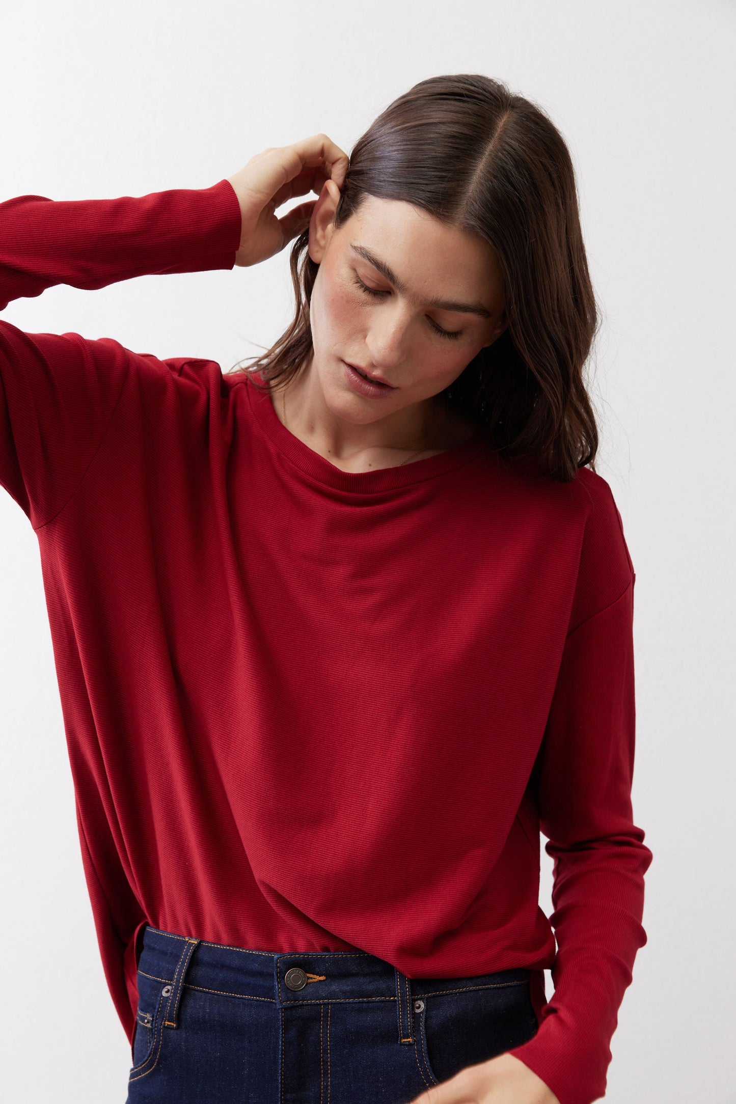 Essential Top With Buttons In The Back
