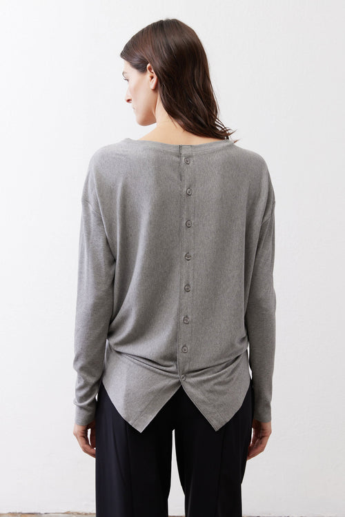 Essential Top With Buttons In The Back