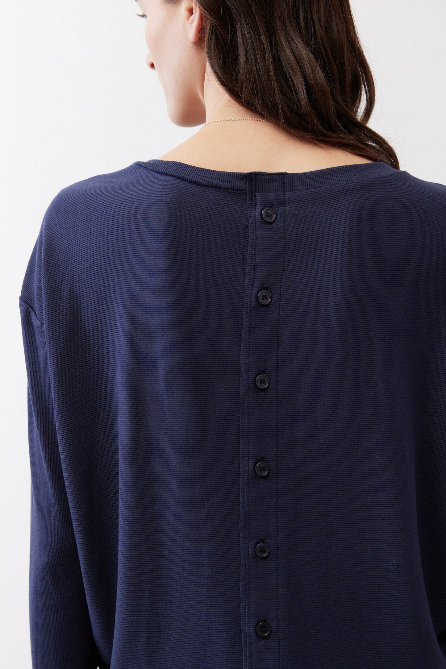 Essential Top With Buttons In The Back