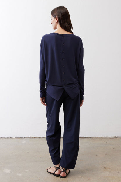 Essential Top With Buttons In The Back