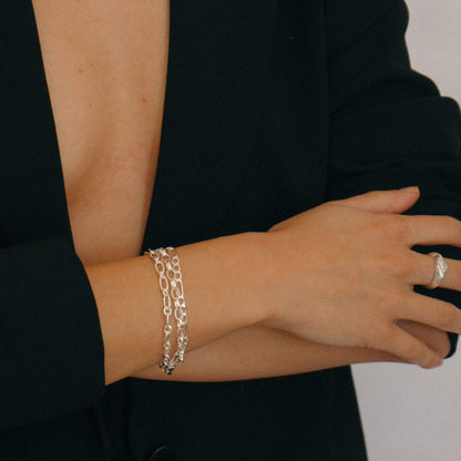 Estée Lalonde Figaro Chain Bracelet Sterling Silver