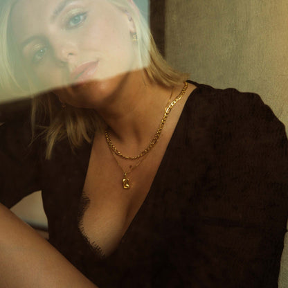 Estée Lalonde Figaro Chain Necklace 18ct Gold Plate