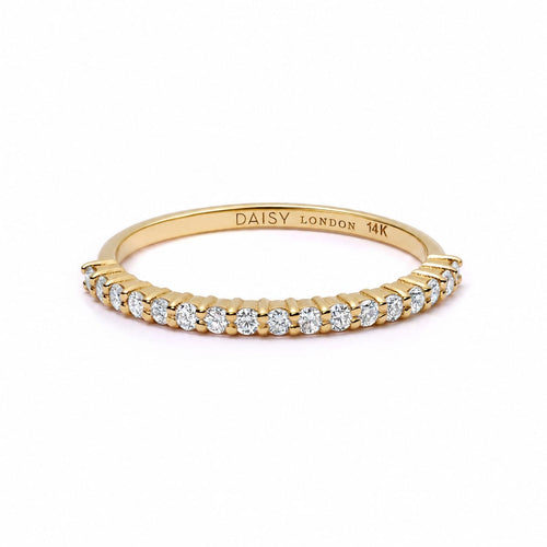Estée Lalonde Fine Pavé Ring 14ct Solid Gold