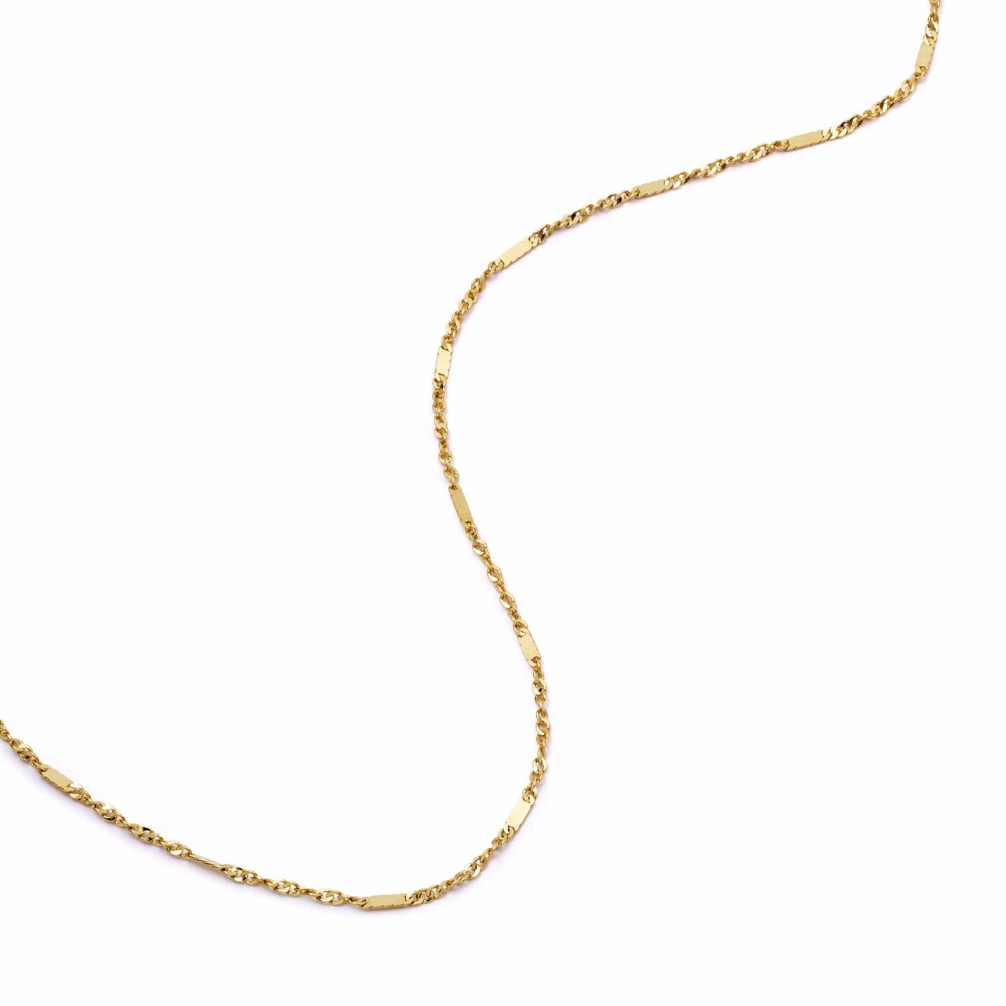 Estée Lalonde Fine Solid Gold Necklace 14ct Solid Gold