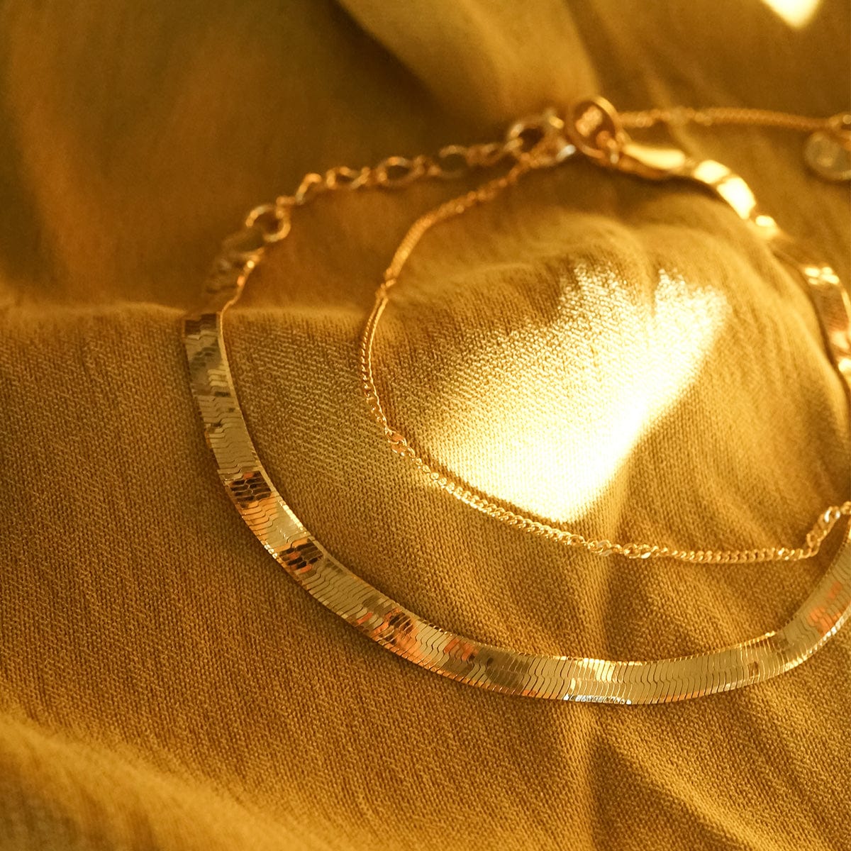 Estée Lalonde Forever Chain Bracelet 18ct Gold Plate