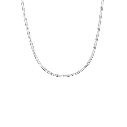 Estée Lalonde Short Snake Chain Necklace Sterling Silver