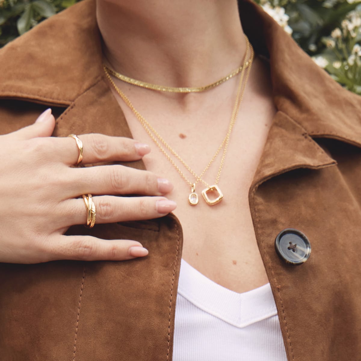 Estée Lalonde Sisterhood Necklace 18ct Gold Plate