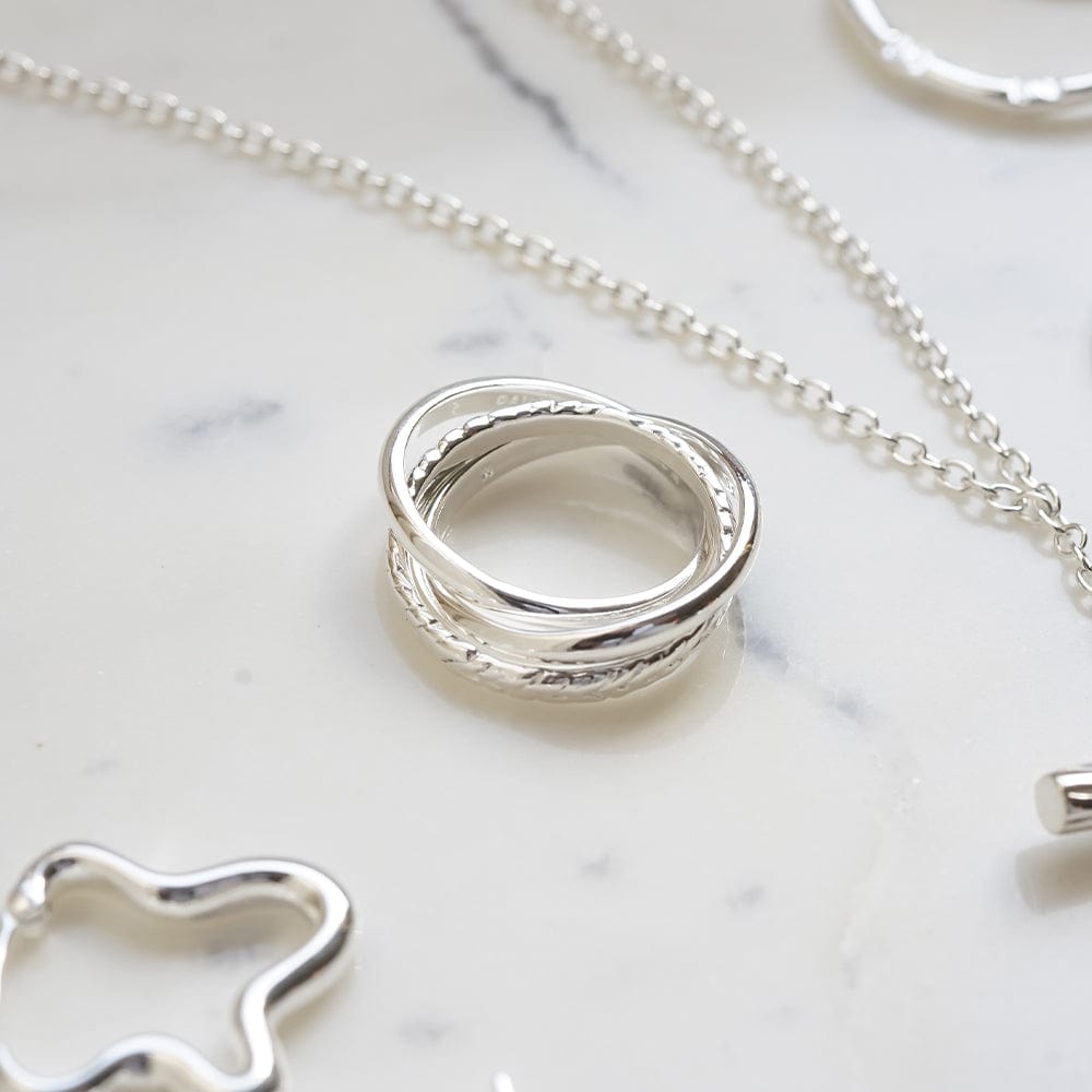 Estée Lalonde Trinity Ring Sterling Silver