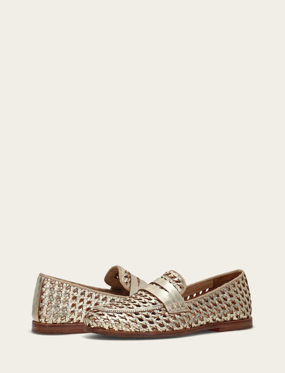 Faith Woven Loafer - Gold - Pair