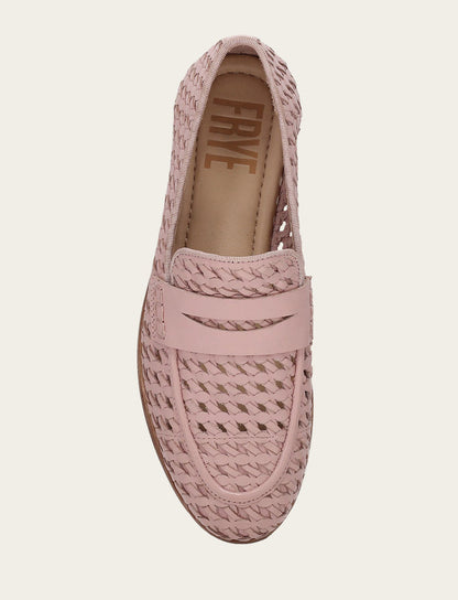 Faith Woven Loafer - Cameo Rose - Top Down