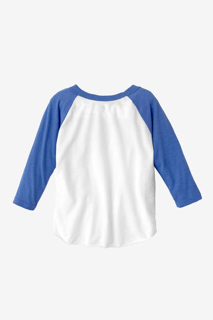 FF1053 - Toddler 3/4 Sleeve Poly Cotton Raglan