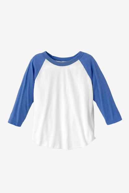 FF1053 - Toddler 3/4 Sleeve Poly Cotton Raglan