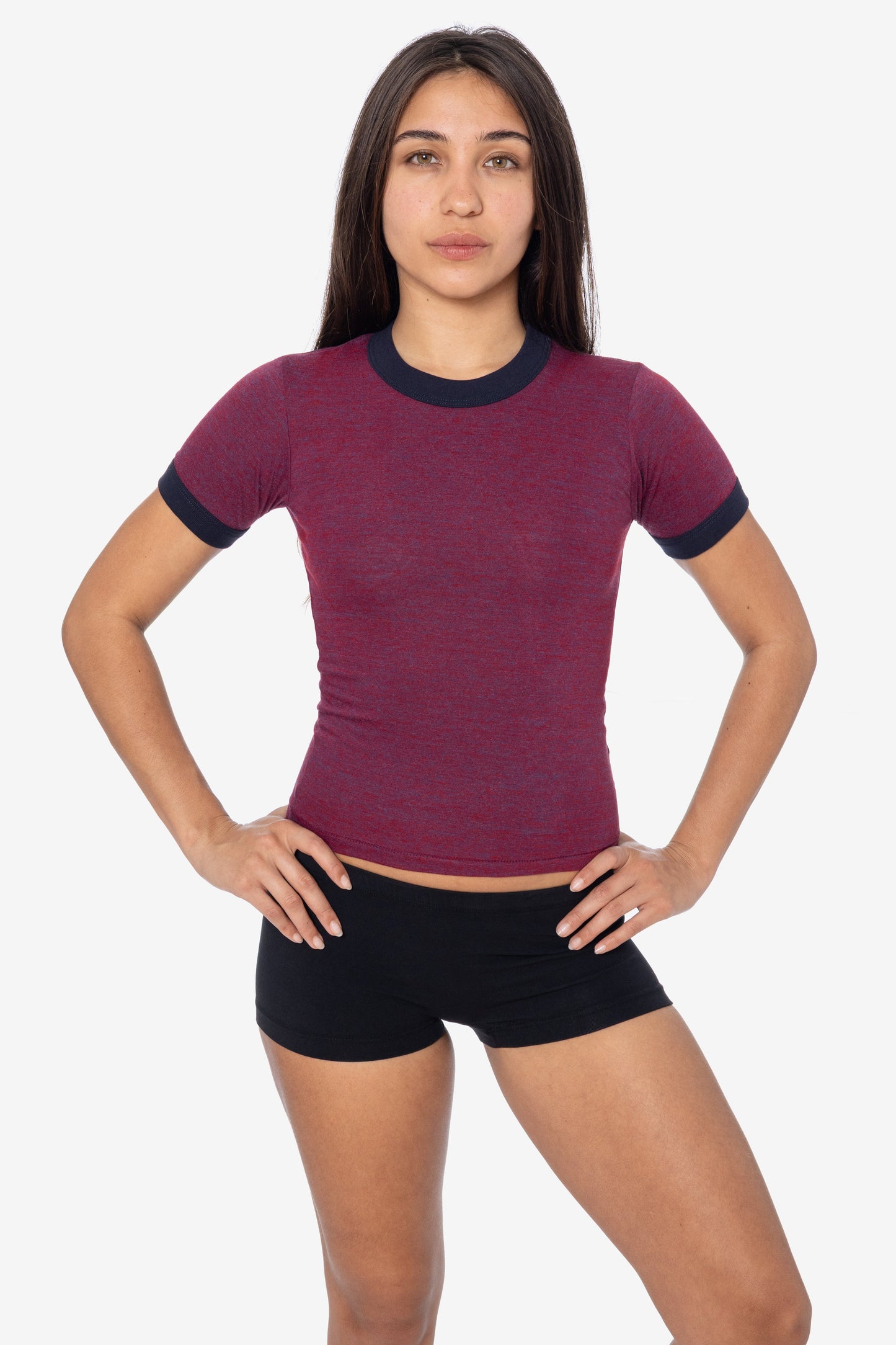 FF310 - Women's Poly Cotton Ringer Tee
