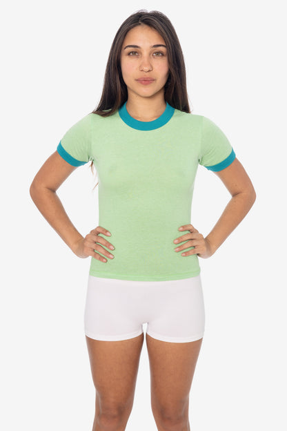 FF310 - Women's Poly Cotton Ringer Tee