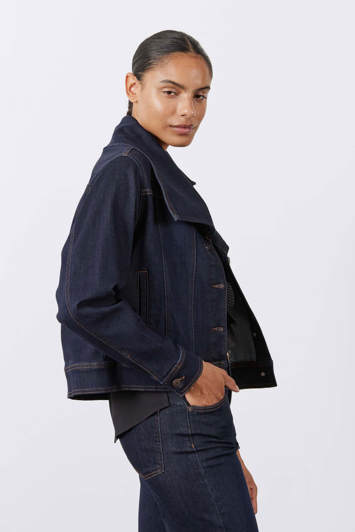Full of Drama Denim Jacket