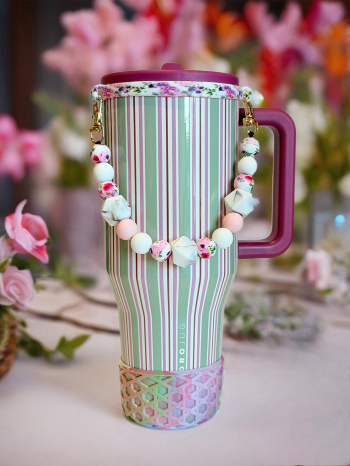 Garden Party Tumbler Charm Necklace