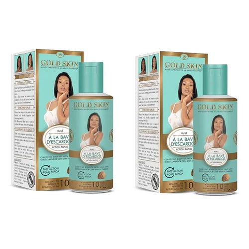 Gold Skin Body Oil With Caviar Pearl 70ml (Pack of 2) Gold skin
