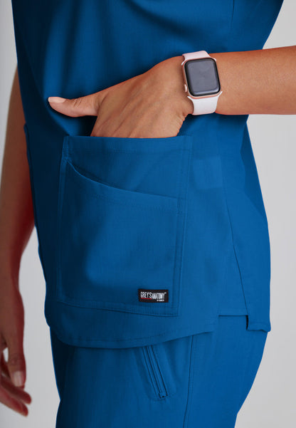 Grey's Anatomy 4-Pocket V-Neck Scrub Top