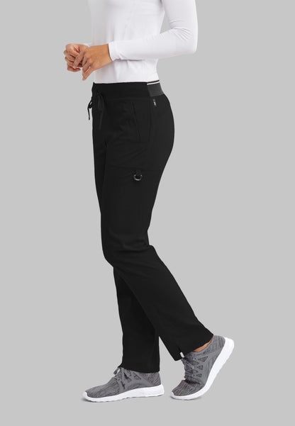 Grey's Anatomy Kim 3-Pocket Mid-Rise Straight Leg Scrub Pant