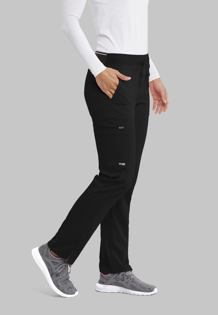 Grey's Anatomy Kim 3-Pocket Mid-Rise Straight Leg Scrub Pant