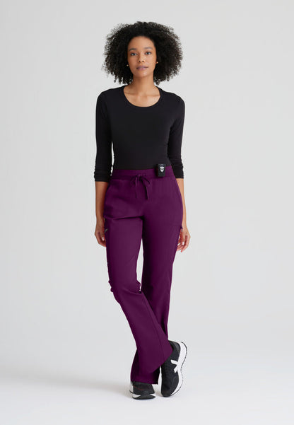 Grey's Anatomy Kim 3-Pocket Mid-Rise Straight Leg Scrub Pant