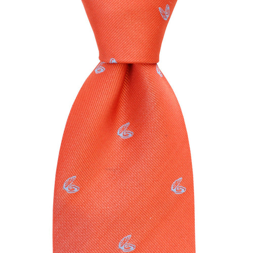 Gulf Oyster Woven Silk Tie
