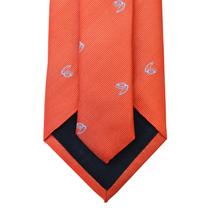 Gulf Oyster Woven Silk Tie