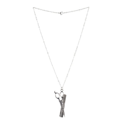 Stylist Scissor & Comb Necklace