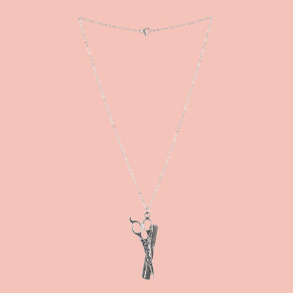 Stylist Scissor & Comb Necklace