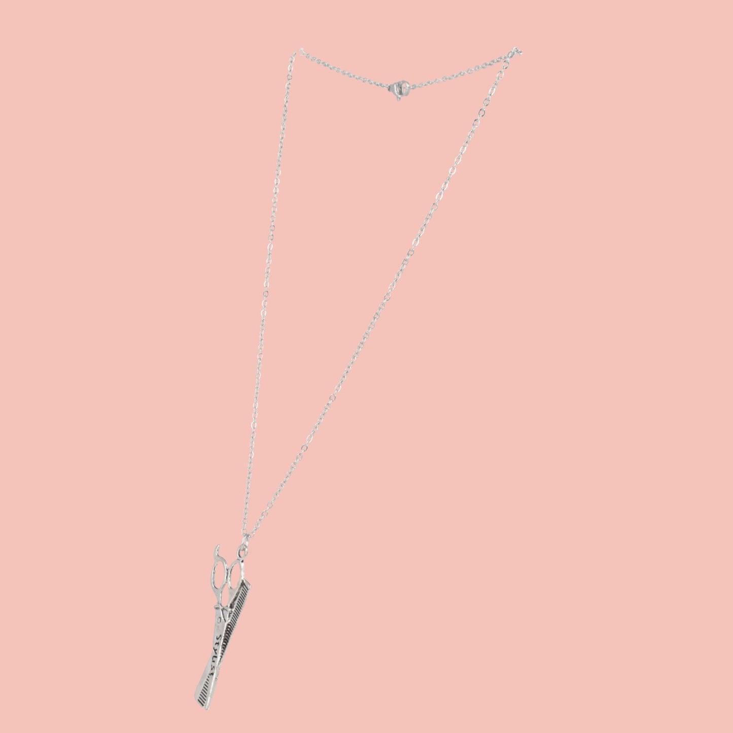Stylist Scissor & Comb Necklace