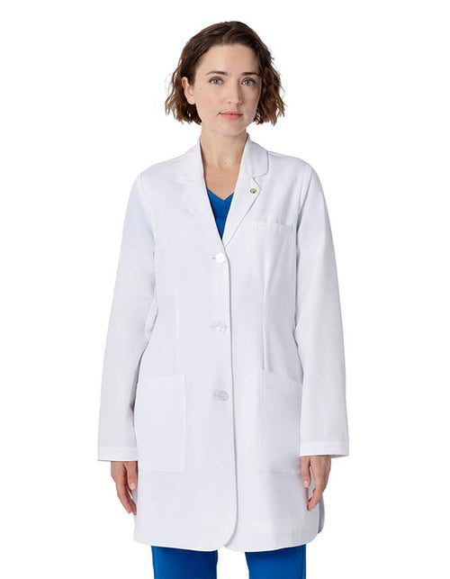 Healing Hands Women’s Mid-Length Fiona Lab Coat with Three Pockets