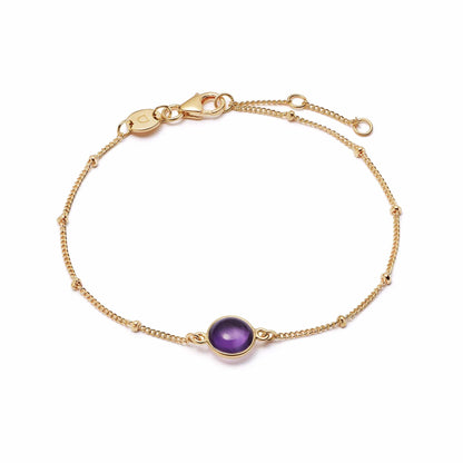Healing Stone Bracelet 18ct Gold Plate