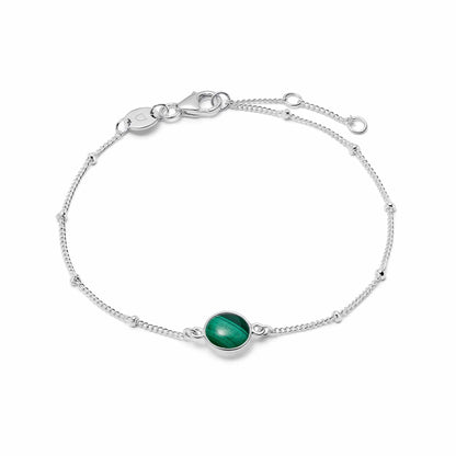 Healing Stone Bracelet Sterling Silver
