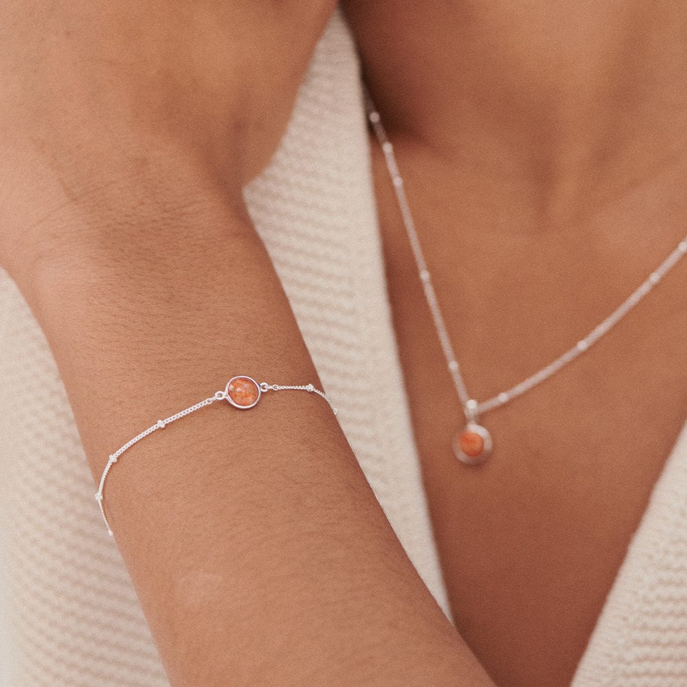 Healing Stone Bracelet Sterling Silver