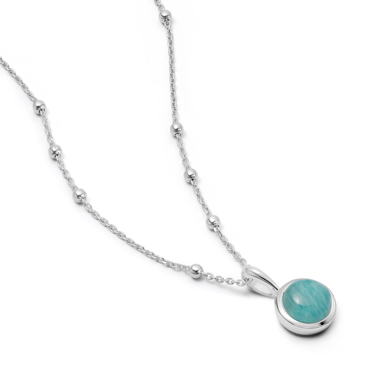 Healing Stone Necklace Sterling Silver