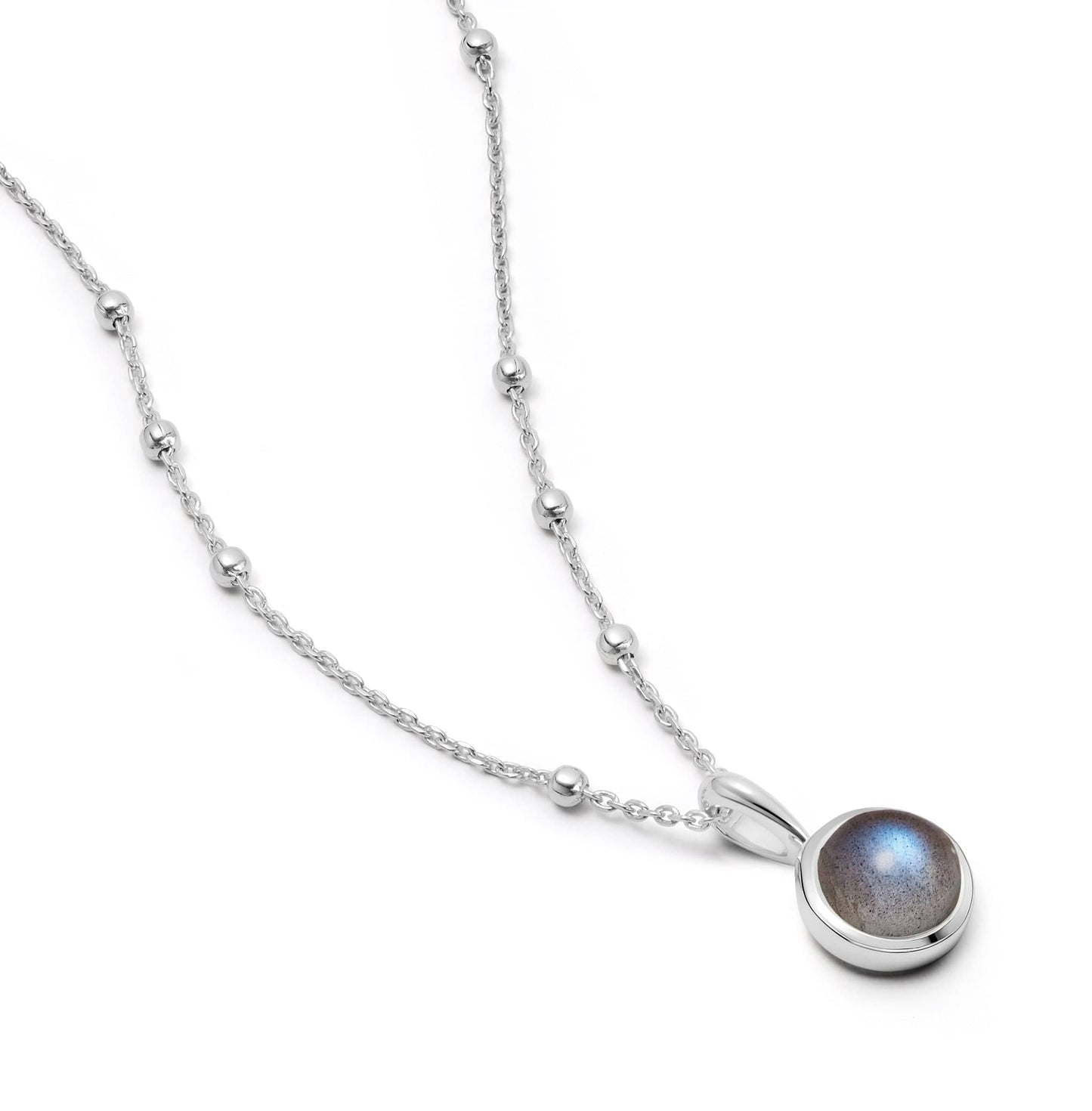 Healing Stone Necklace Sterling Silver