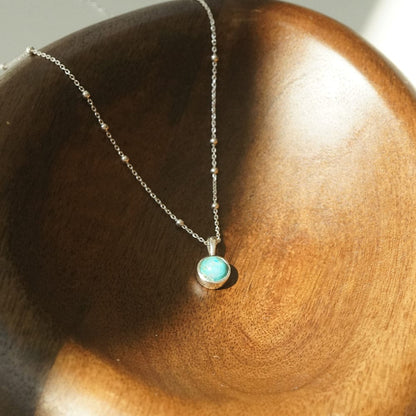 Healing Stone Necklace Sterling Silver