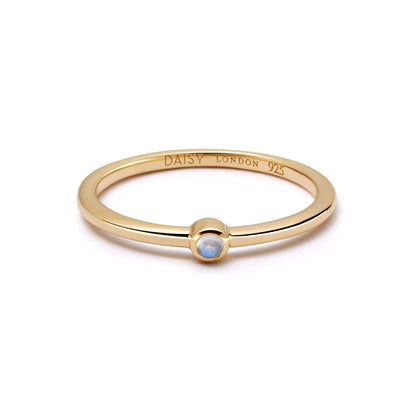 Healing Stone Ring 18ct Gold Plate