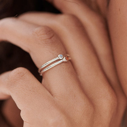 Healing Stone Ring Sterling Silver