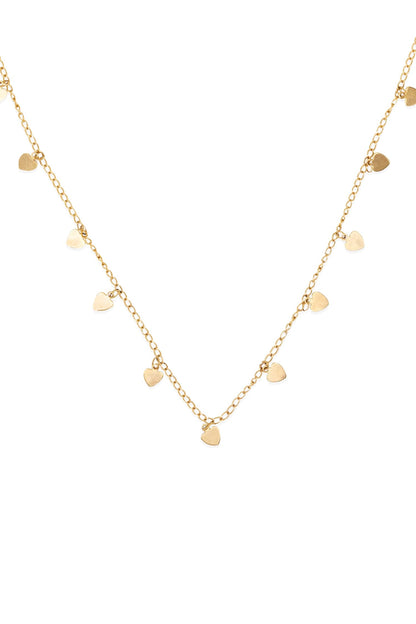 HRTCHNCK - Heart Charm Necklace