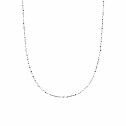 Helix Twisted Chain Necklace Sterling Silver