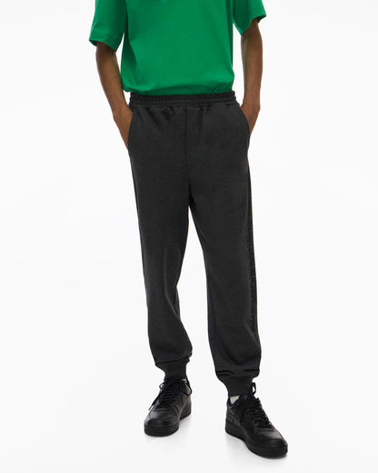 Helmut Lang Mens Box Logo Jogger - Dark Heather
