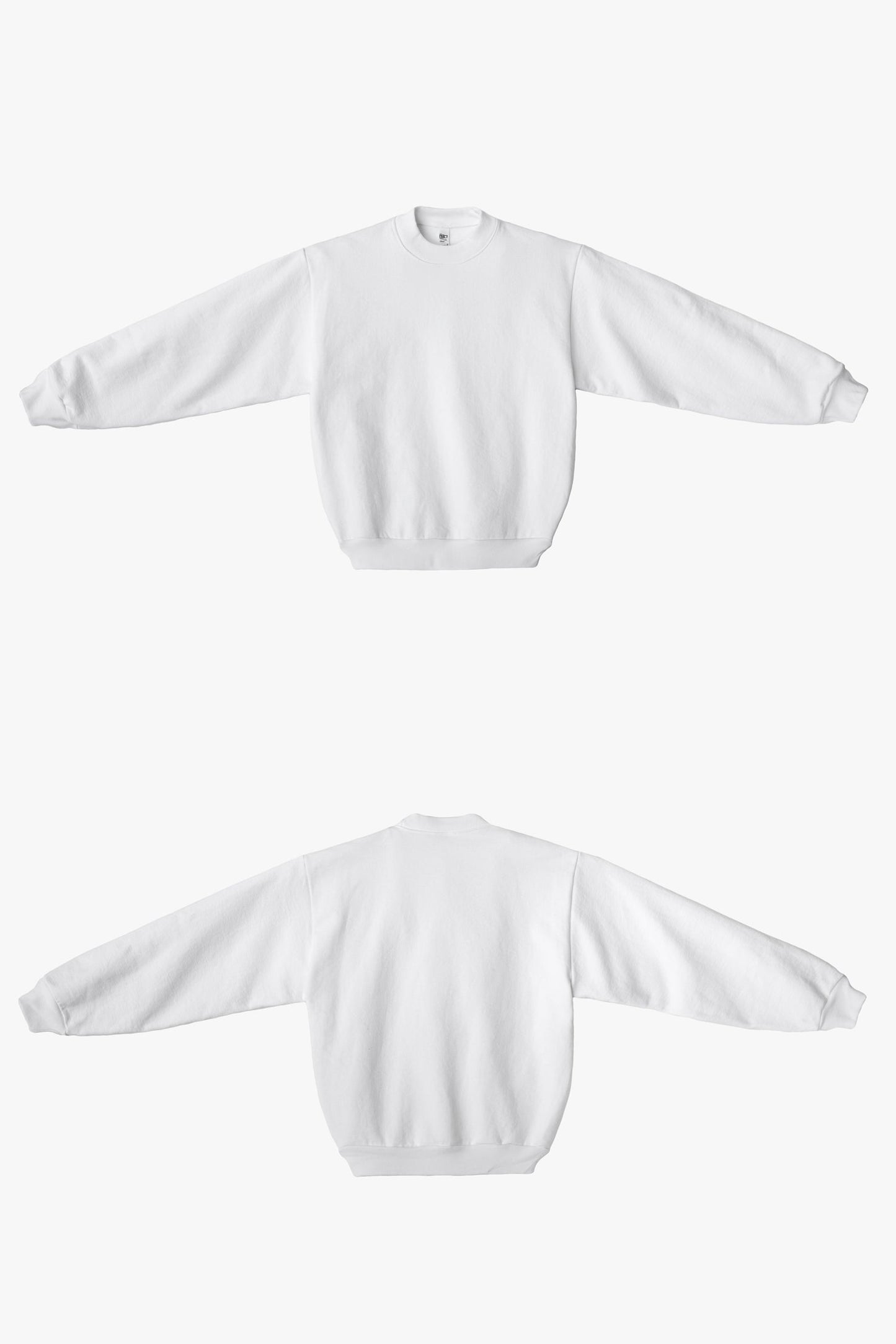 HF07 - Heavy Fleece Crewneck Sweatshirt (Piece Dye)