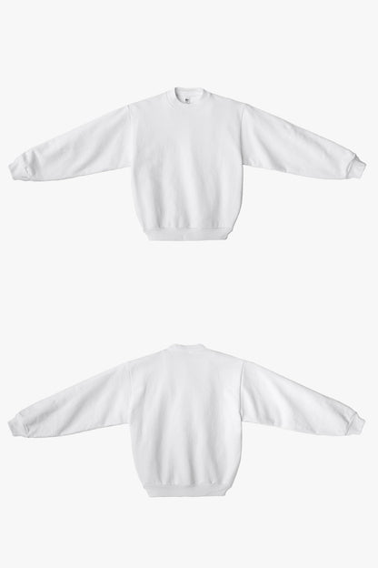 HF07 - Heavy Fleece Crewneck Sweatshirt (Piece Dye)