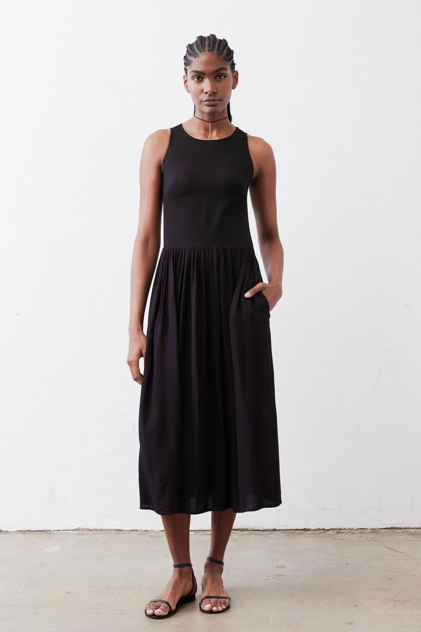 High Neck Tank Dress
