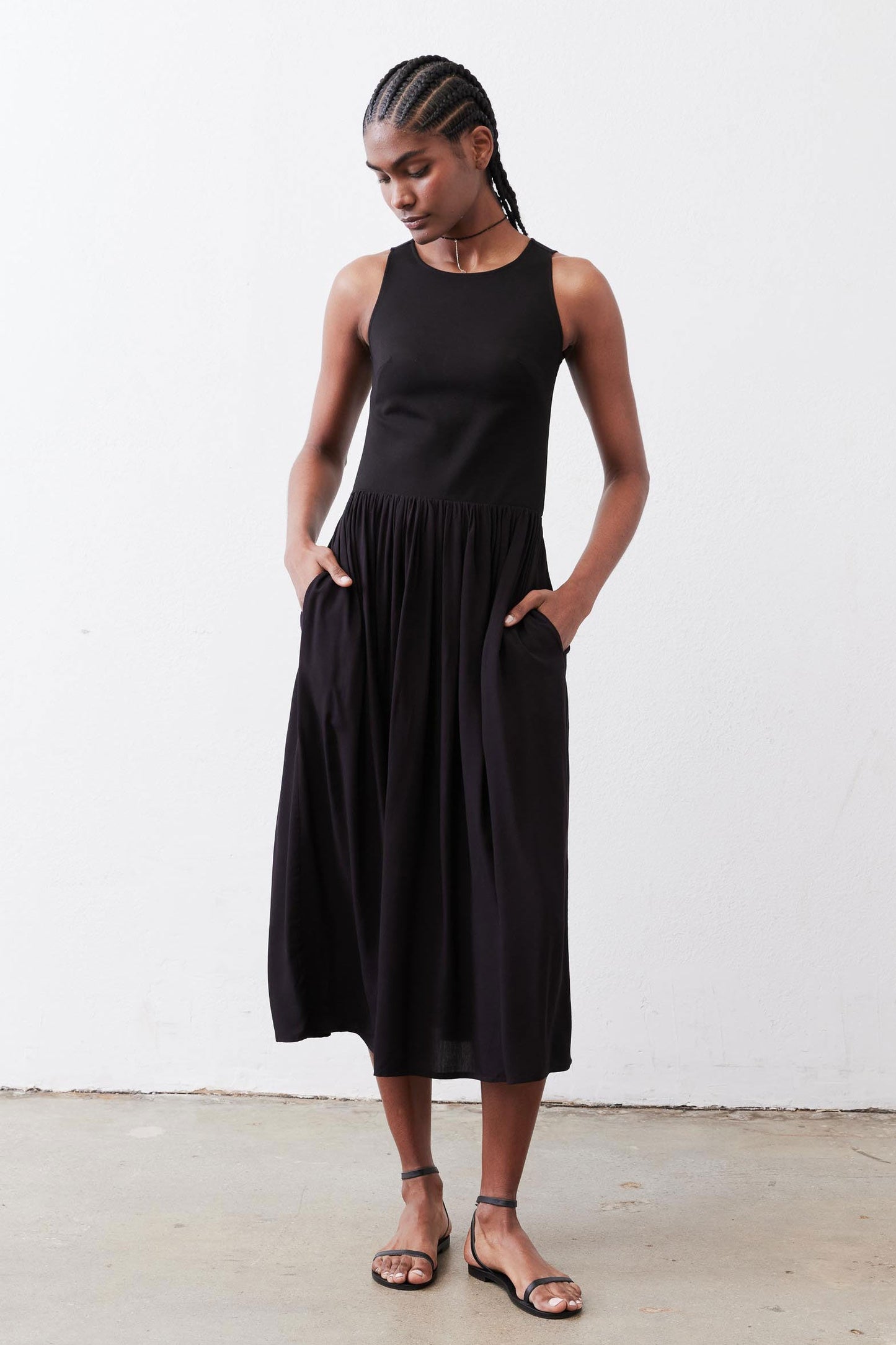 High Neck Tank Dress