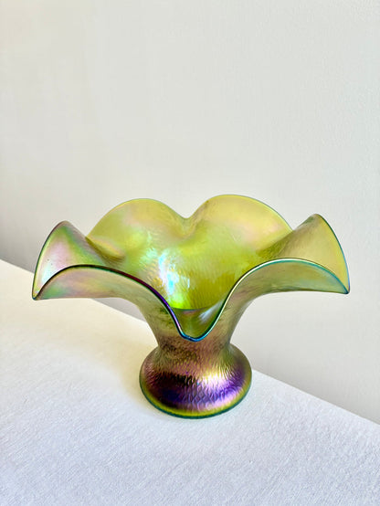 Historic Iridescent Tulip vase