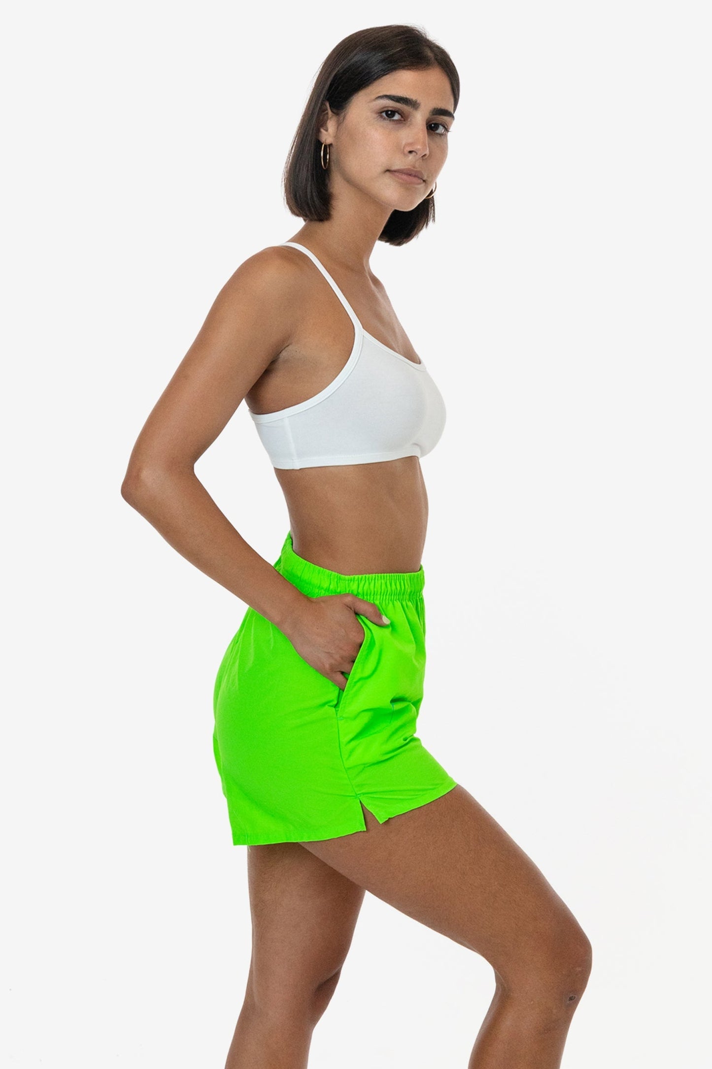 RNF314 - Women's Nylon Track Shorts